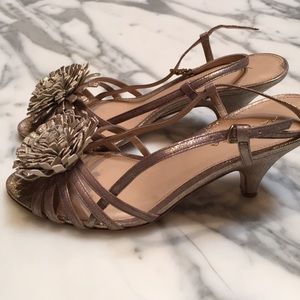 Via Spiga Platinum Heels Size 7
